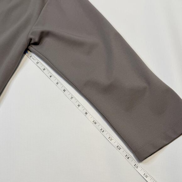 Eileen Fisher Cardigan Womens Medium Gray Open Front Long Jacket Tencel Blend - Picture 6 of 9